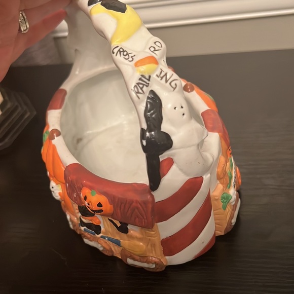 Vintage Ceramic Halloween Table decor Candy holder - Picture 7 of 7